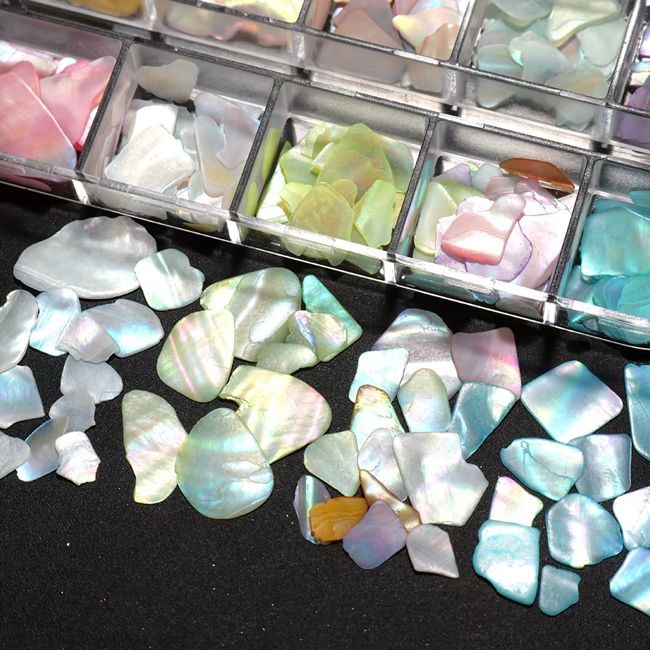 Paillettes irisées pour ongles