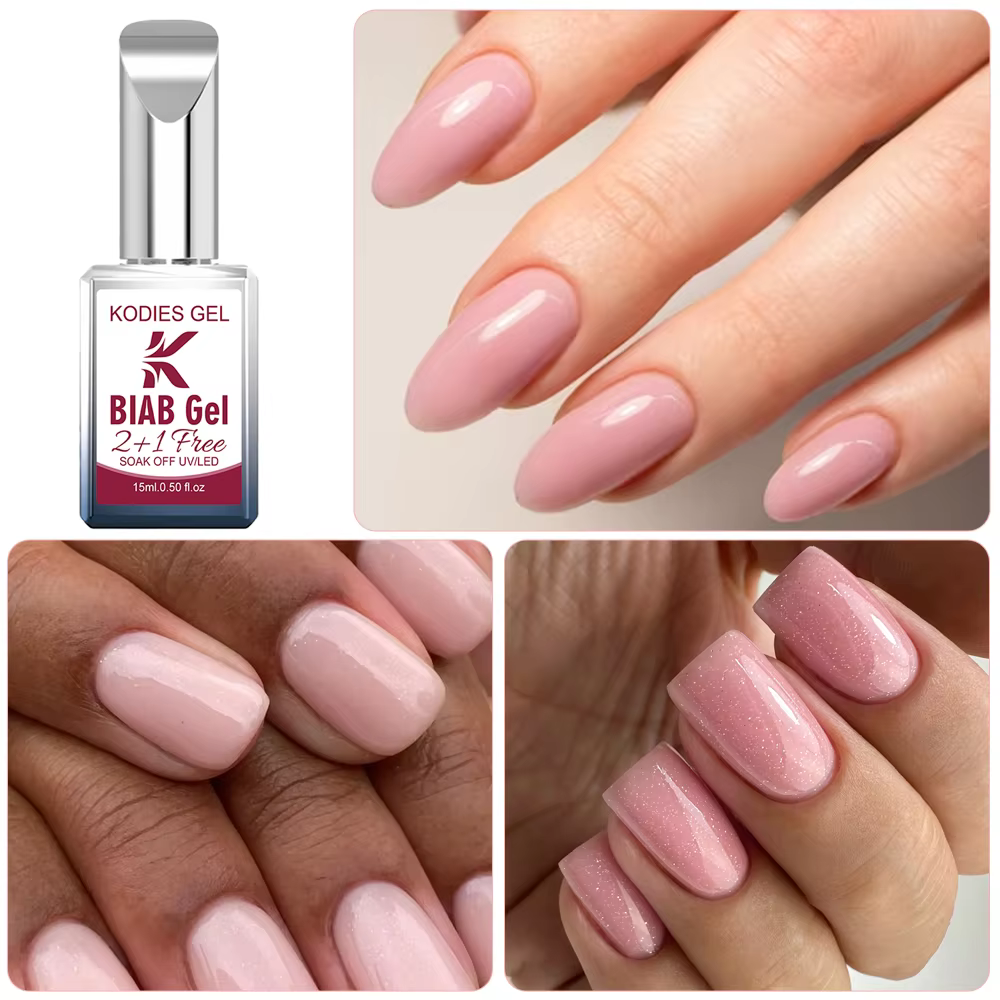 KODIES GEL Biab Builder Gel pour ongles dans une bouteille HEMA Free TPO Gel de Construction gratuit pour Extension