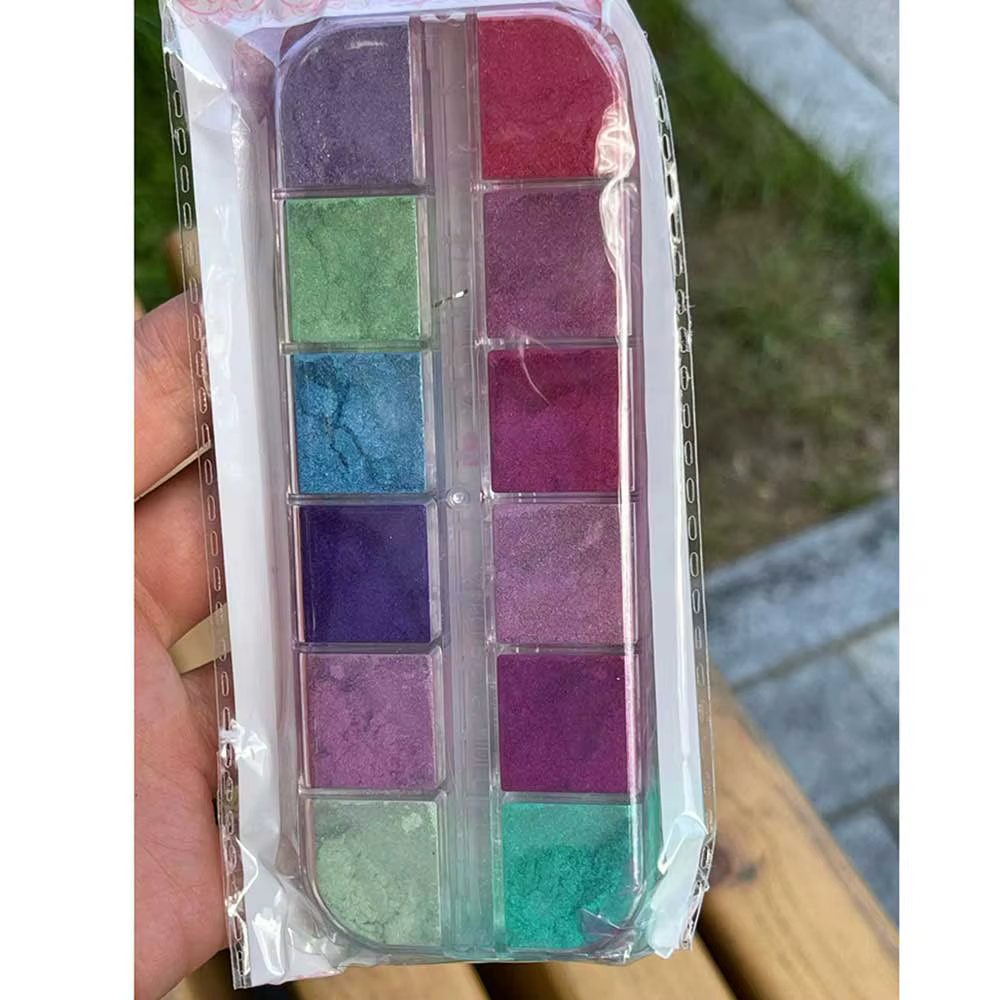 Poudre à ongles sirène effet miroir