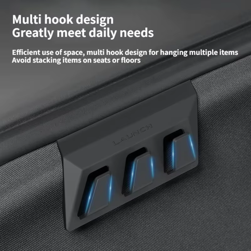 Pour Tesla Model Y/YL Juniper 2025 – Crochet de coffre en ABS, crochet de rangement latéral pour le coffre arrière, organisateur de sacs d'épicerie, accessoires de suspension