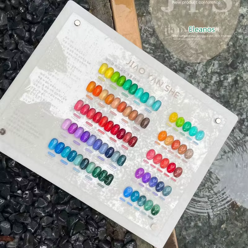 Eleanos 25 pièces translucide glaçure Gel vernis à ongles ensemble