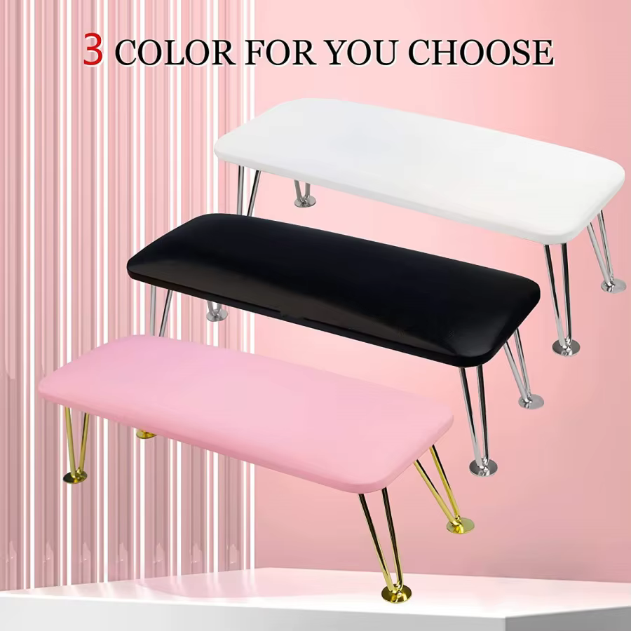 Le oreiller de manucure en Pu portable pliable