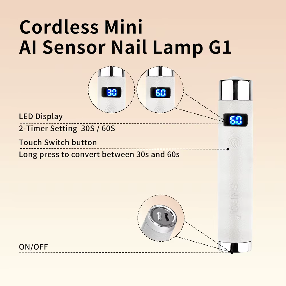Lampe à ongles avec capteur Ai