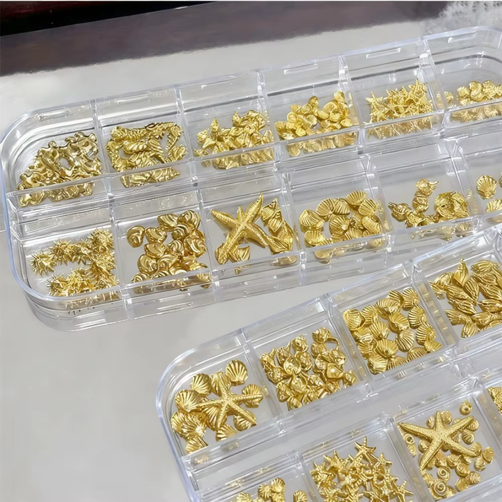 Strass pour nail art sur le thème de l'océan