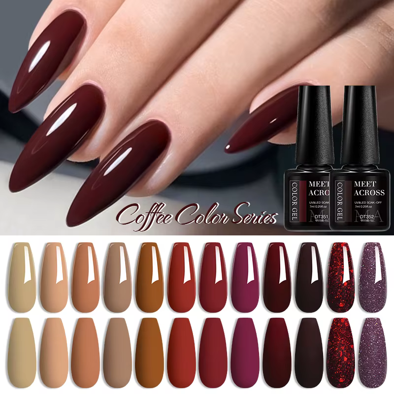 Vernis à ongles Gel marron café