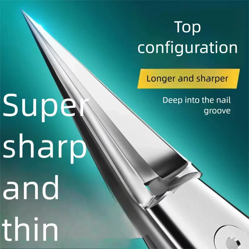 1 pièce Coupe-ongles super tranchant spécial pour les rainures des ongles