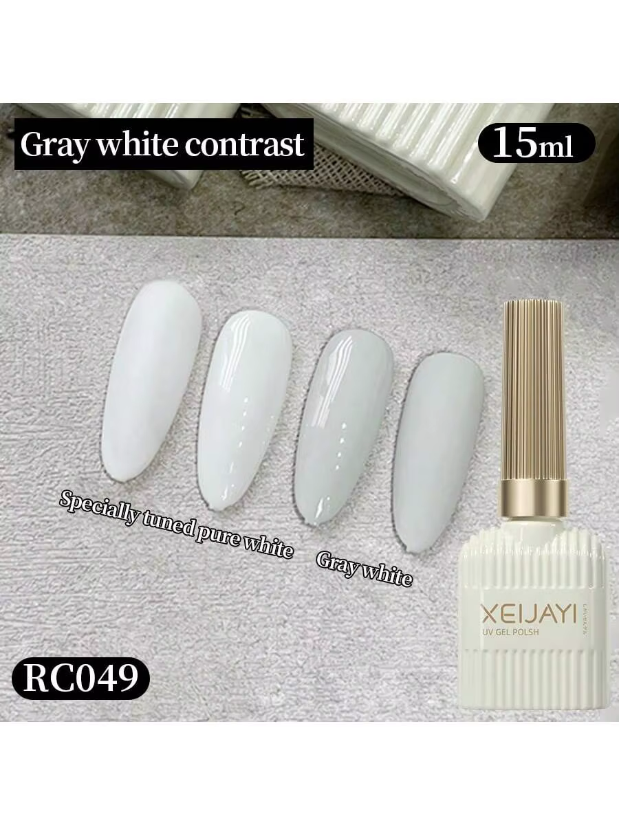 Vernis à ongles Gel blanc et noir
