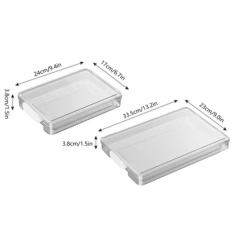 Boîte de rangement vide, ensemble d'emballage pour faux ongles, organisateur de manucure, fournitures pour ongles avec ruban adhésif Double face