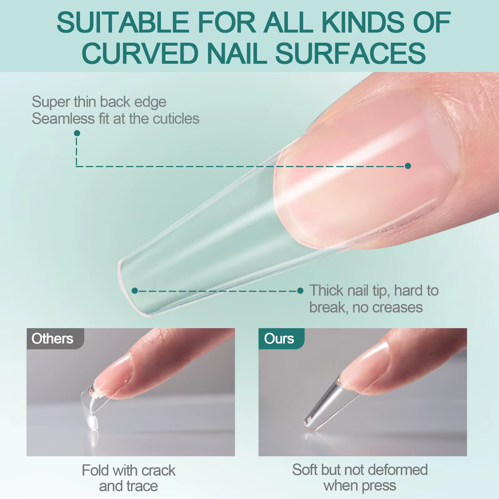 Nailpop – pointes de Gel souple pour ongles