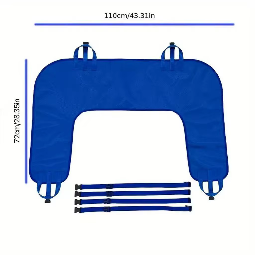 Tapis de Retournement pour Patients – Drap de Repositionnement pour Personnes Âgées Alitées – Lisse et à Faible Frottement – Idéal pour les Soins Infirmiers de Retournement Latéral