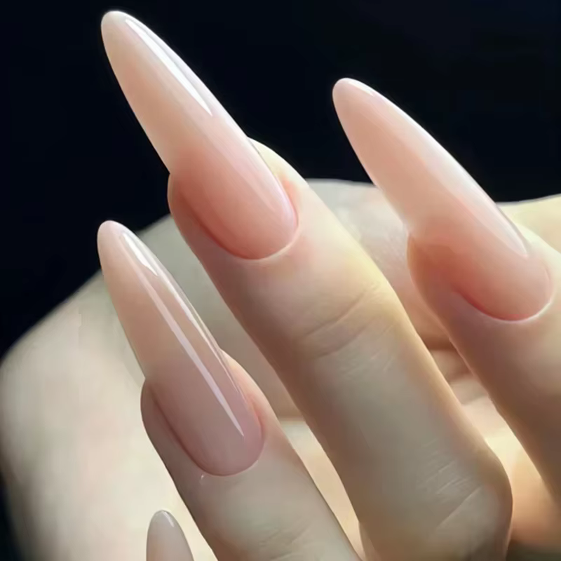 Faux ongles transparents Super D Arc longs