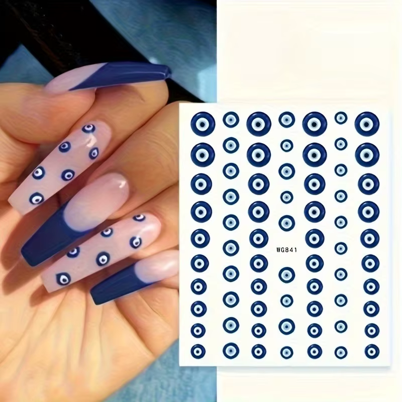 Autocollants pour ongles Evil Eye