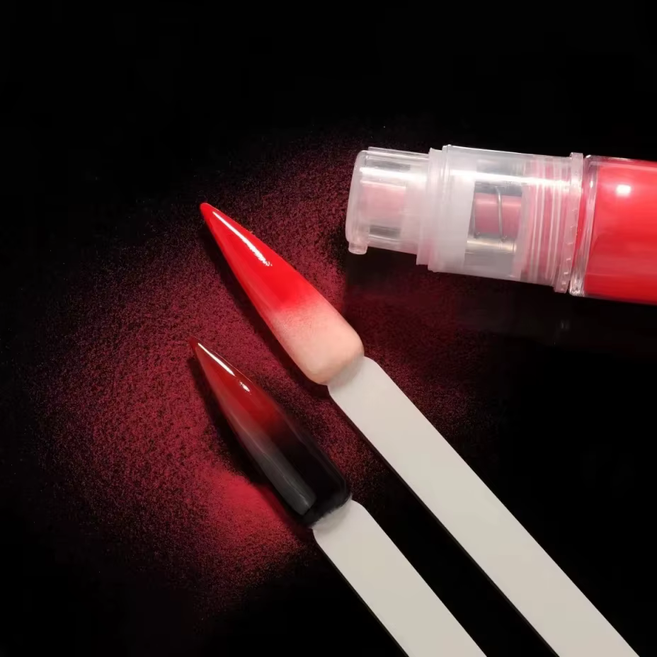 Poudre de pulvérisation ombrée pour Nail Art