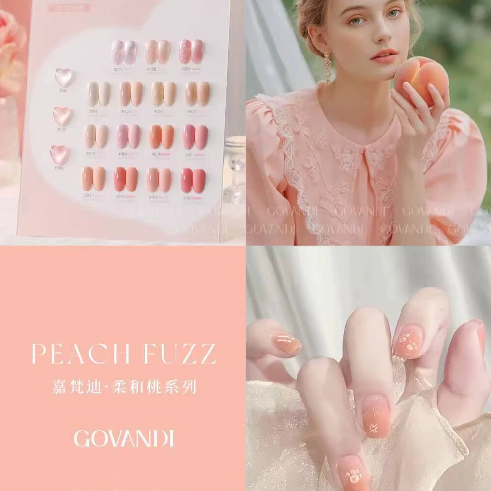 Nouveauté 15 couleurs Rose Chaud Pêche Gel Vernis à ongles UV Soak Off Gelpolish Nail Art Gel