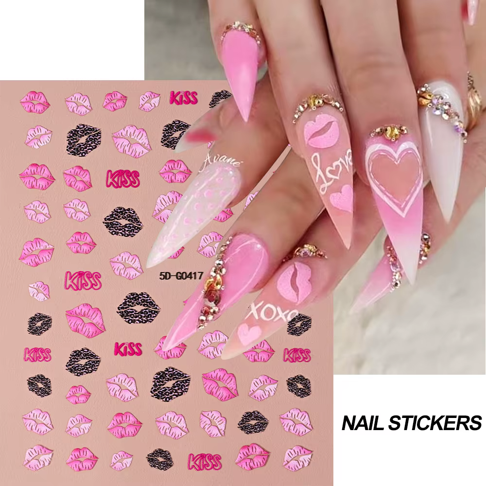 Autocollants 5D pour les ongles