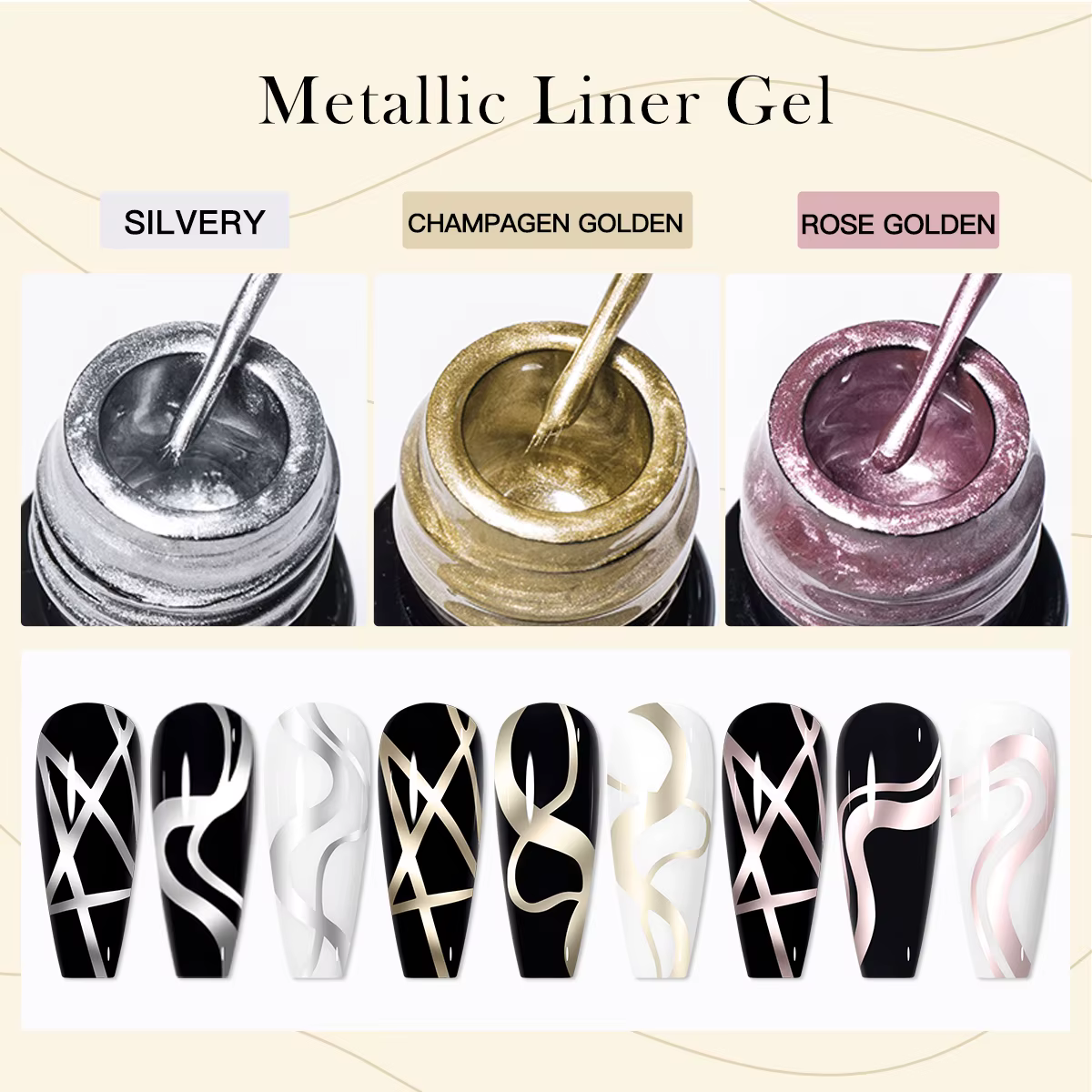 Vernis à ongles en Gel miroir