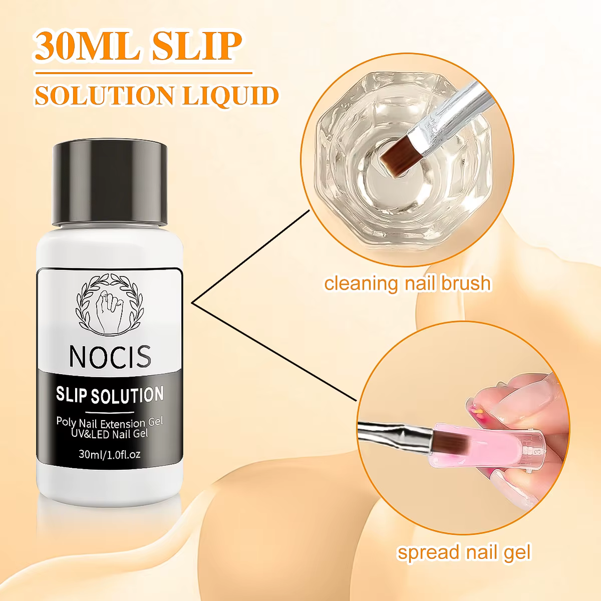Kit de gel d'extension Poly pour ongles