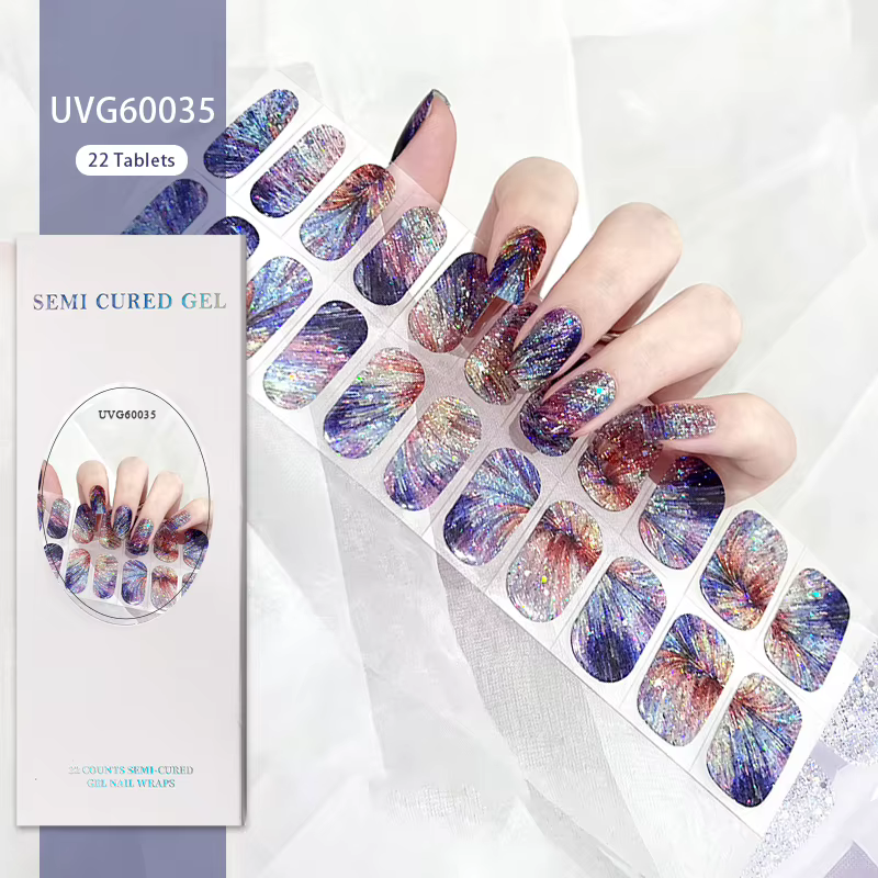 Patch pour ongles en Gel Semi-durci pour manucure française