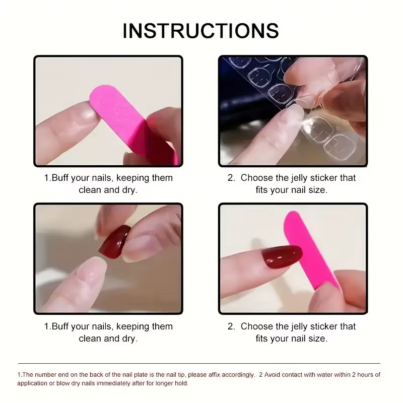 24 pièces ongles d'Halloween noir mat rose crâne imprimé conception couverture complète presse faux