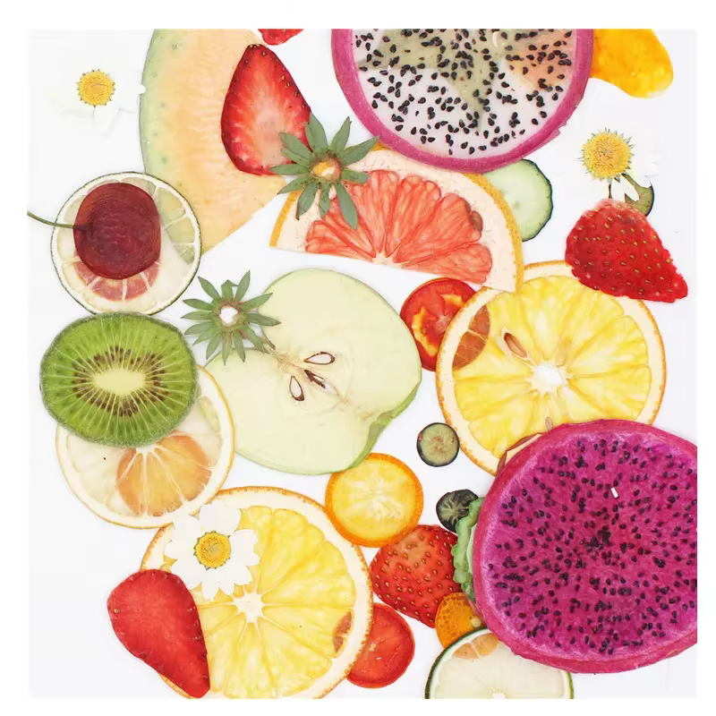 PMurcia séché fruits légumes tranche plante herbier, pour bijoux carte postale carte d'invitation coque de téléphone signet bougie signet bricolage