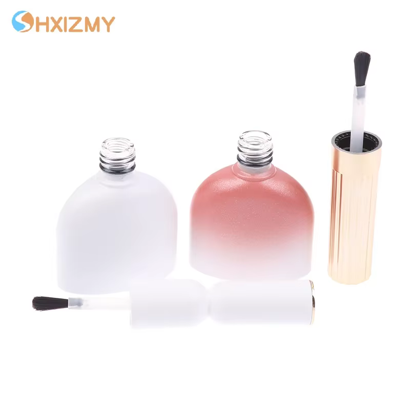 Mini bouteille en verre pour vernis à ongles de 15ml