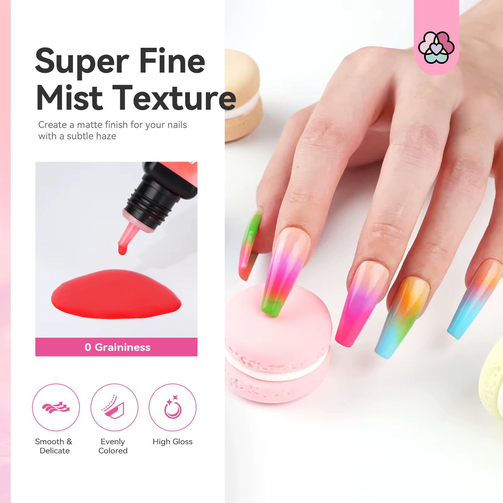 SAVILAND 12 couleurs vitalité aérographe Gel vernis à ongles brume Fine