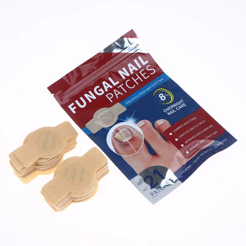2 Sachets d'autocollants gris pour ongles des pieds