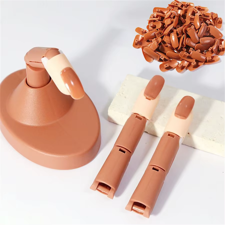 Faux Doigts Réglables pour la Pratique du Nail Art