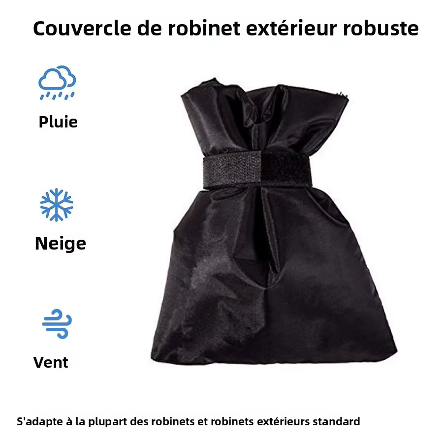 Couvercle de robinet extérieur, isolation de Protection contre le gel d'hiver pour robinets d'eau, protecteur de robinet de jardin