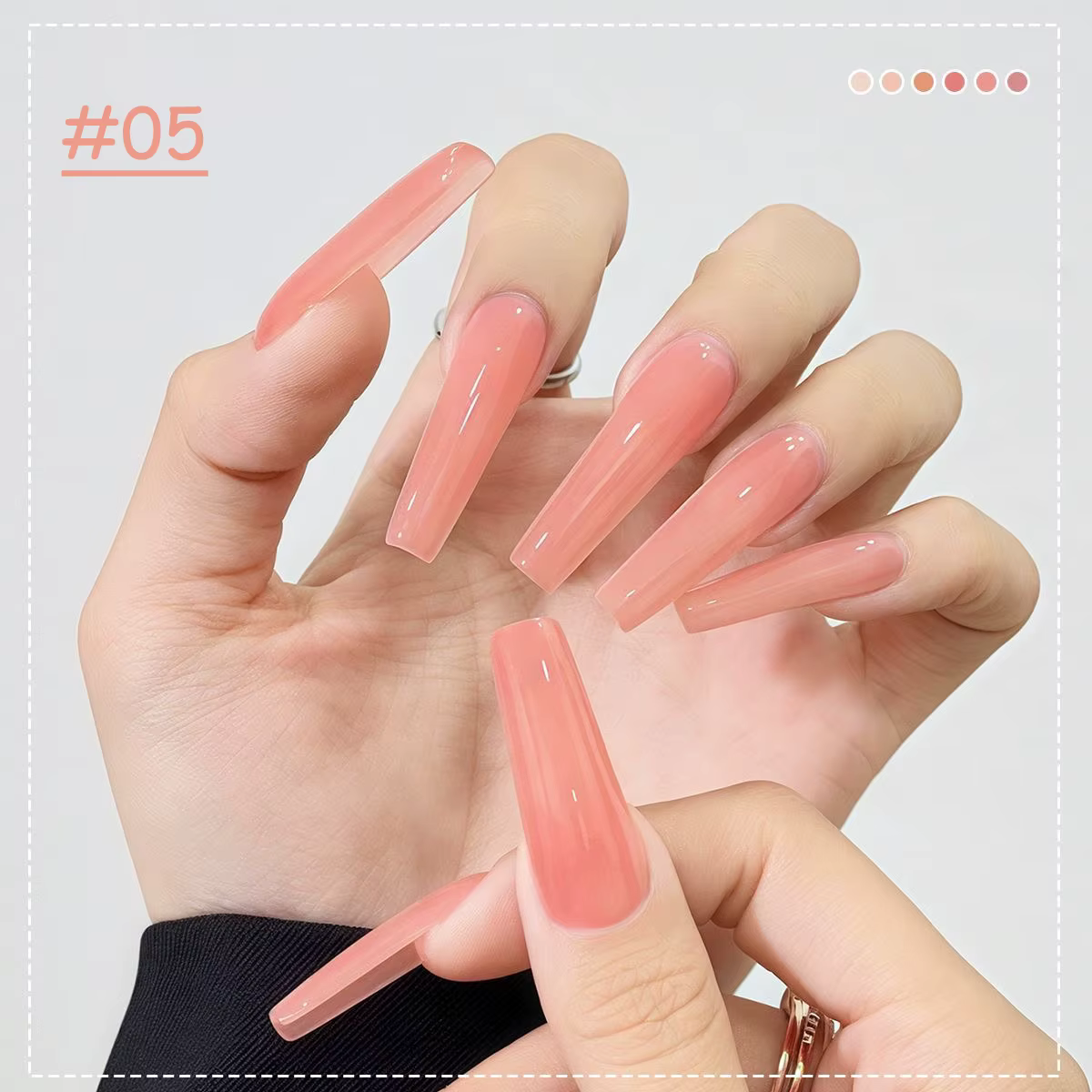 SHAKA 10 ml nouveau populaire glace rose vernis à ongles Gel ensemble Semi Permanent Nail Art trempage UV LED Salon de