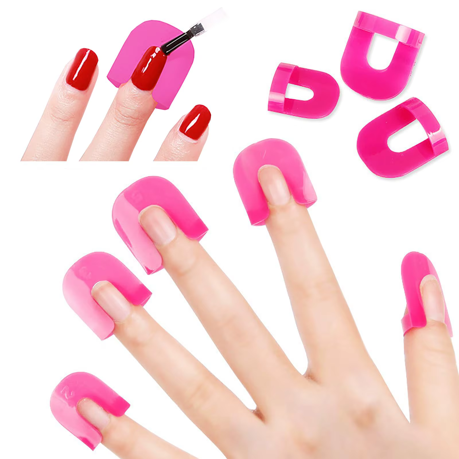 LULAA 26 Pièces Protège-Ongles Souples pour Cuticules