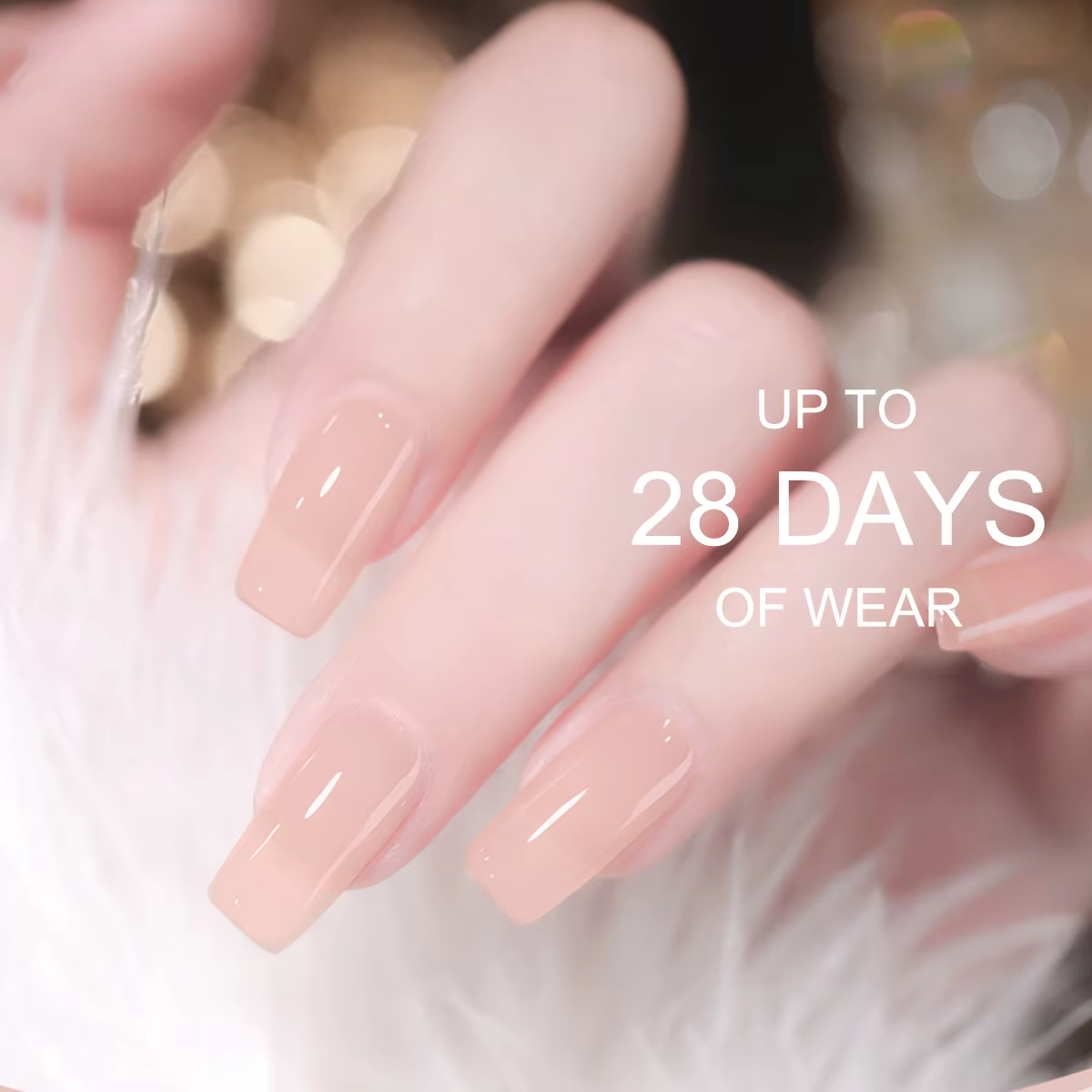 Vernis à ongles gel rose nude Hassleless 15 ml