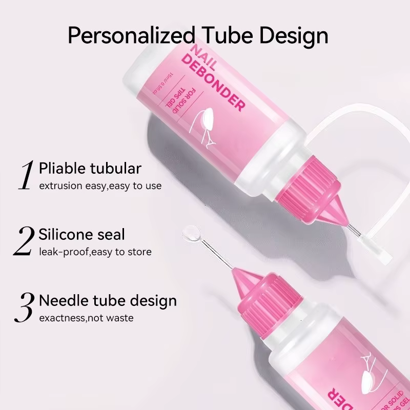 Colle à ongles 15ML pour presser sur dissolvant de vernis