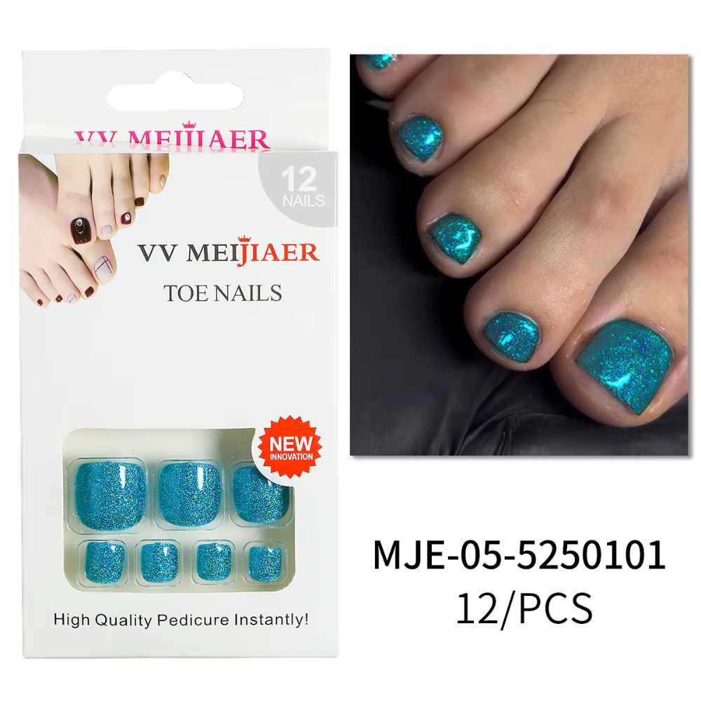 Faux ongles de pieds à presser