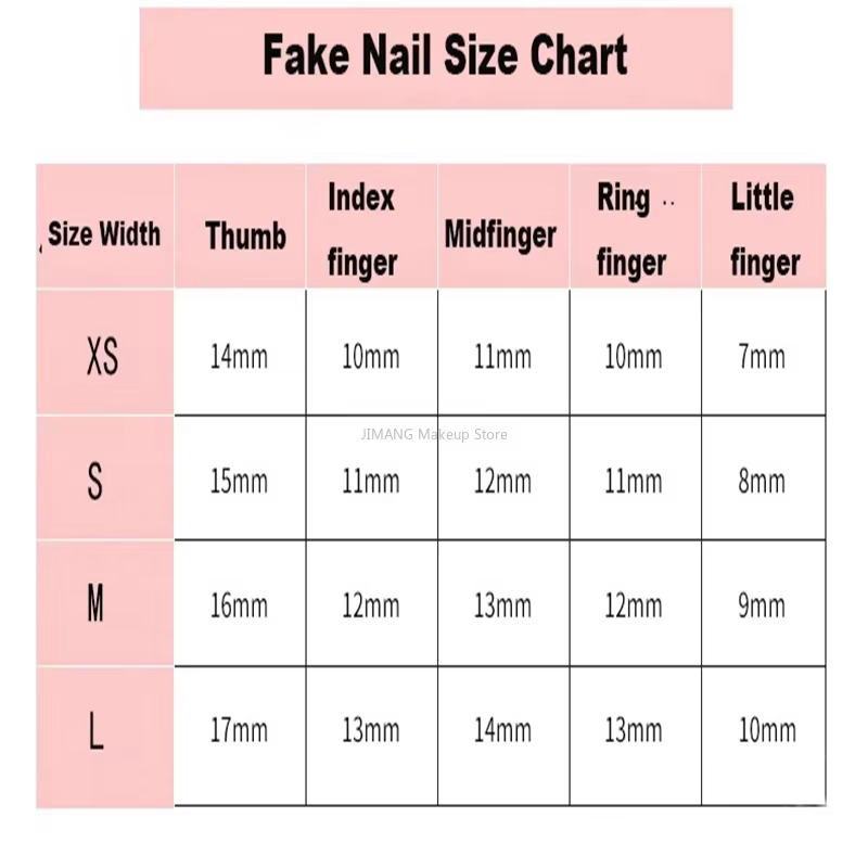 N64.Tips-Faux ongles réutilisables de style gothique