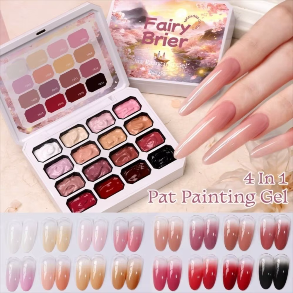 Mini Gel Ombre 4-en-1 pour Ongles