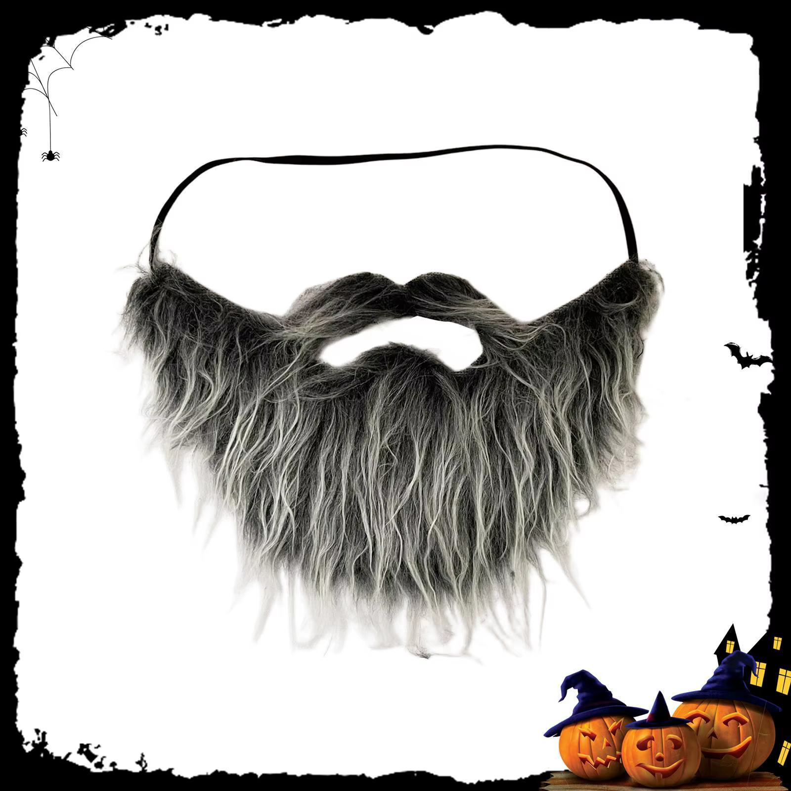 Fausse barbe réaliste déguisement pour hommes fausse moustache pour cadeaux de fête fournitures carnaval mascarade scène Performance vacances