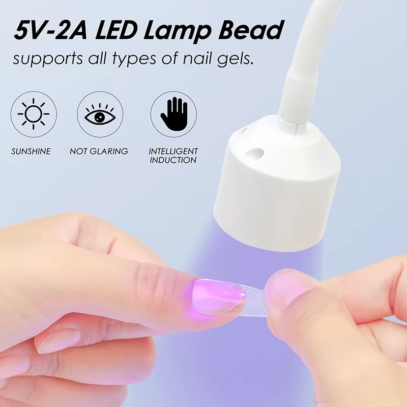 Mini sèche-ongles UV LED lampe à ongles pliable USB lampes de polymérisation