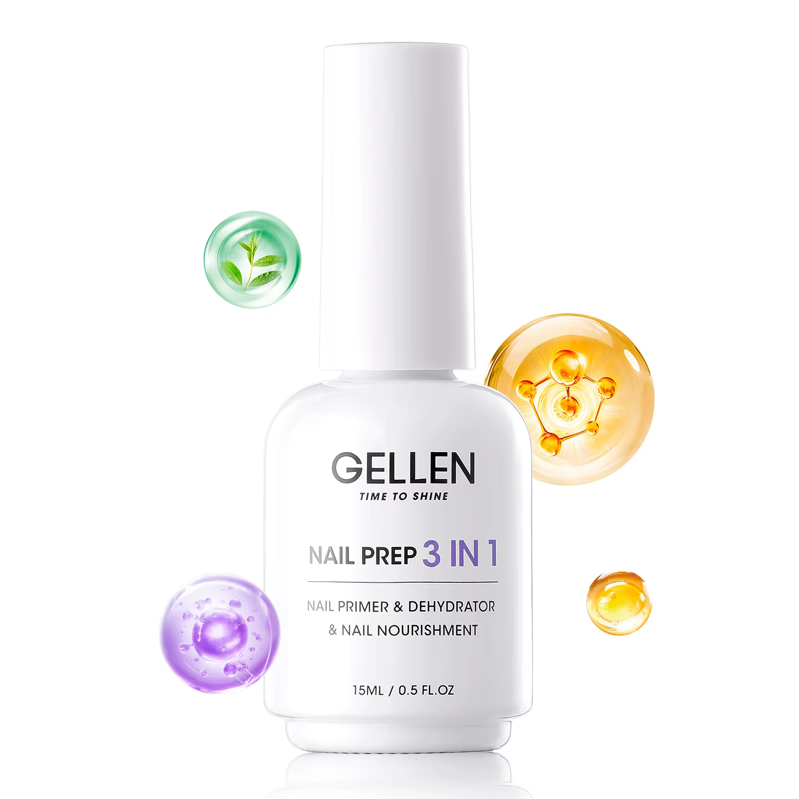 Kit de préparation et déshydratant pour ongles GELLEN 3 en 1