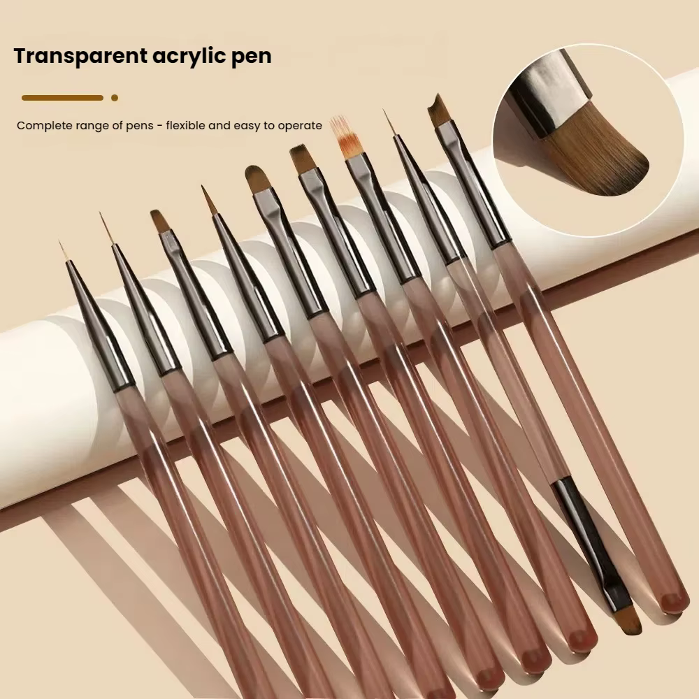 Ensemble de brosses à ongles de Style japonais