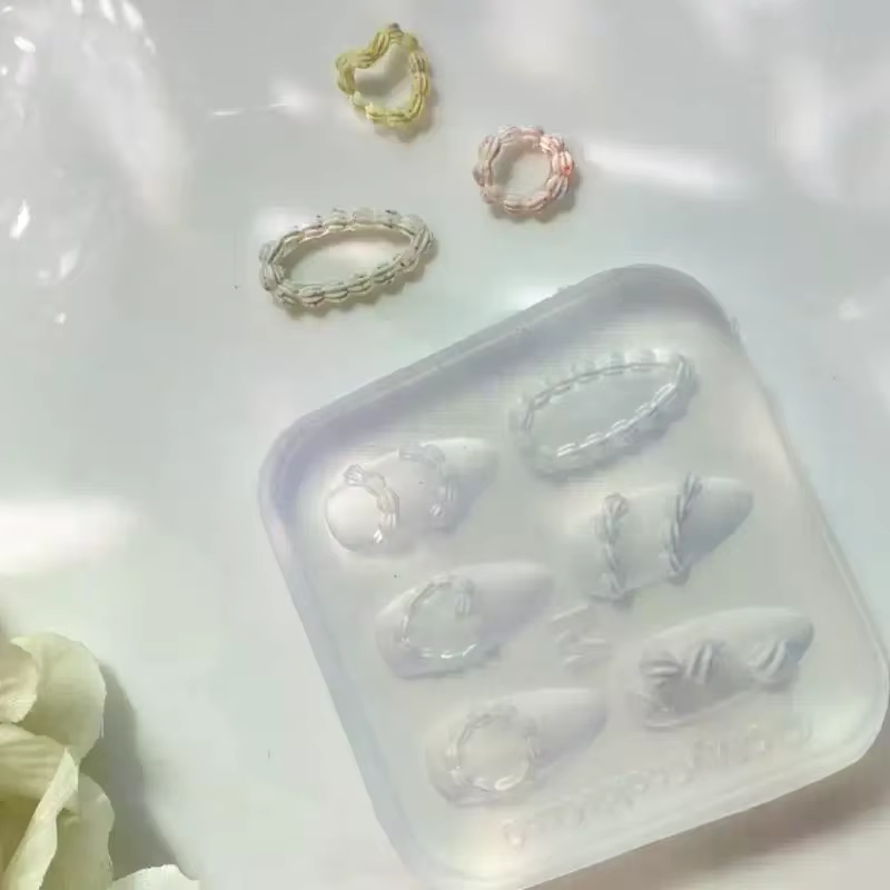 Silicone gâteau crème Art bricolage manucure 3D sculpture bijoux ongles moule conception