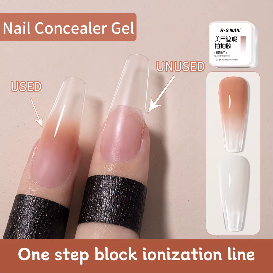 RS NAIL 5g Gel anti-cernes pour ongles vernis UV à tremper effet dégradé giflé laque correcteur colle