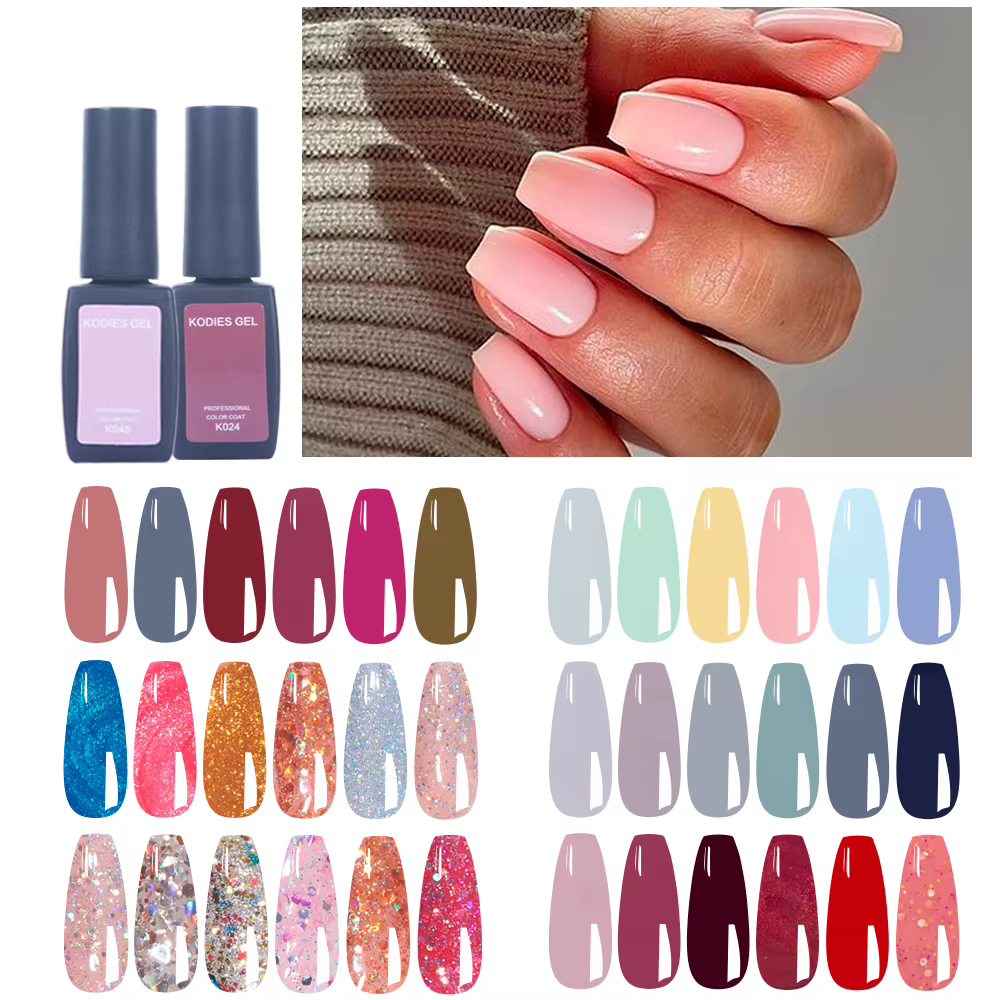 KODIES GEL-Ensemble de Verhéritage à Ongles Gel UV Semi Continu