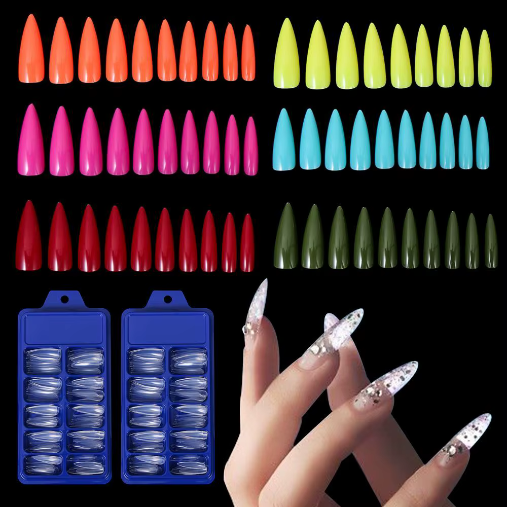 20 couleurs manucure acrylique outils de beauté faux ongles conseils