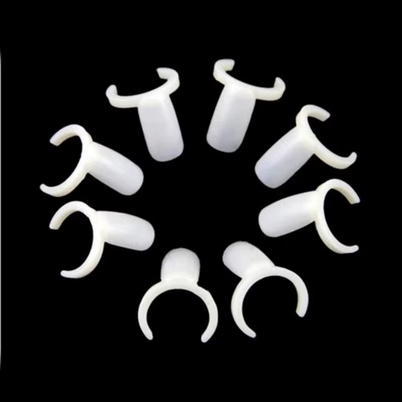 50pcs faux ongles anneau coloration montrant Nail Art acrylique complet vernis