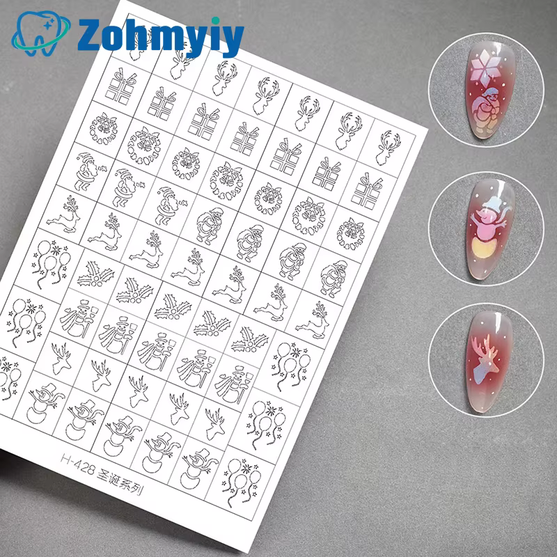 Pochoir d'aérographe pour ongles