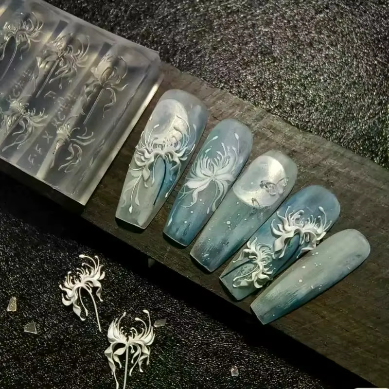 Moule en silicone 3D pour ongles