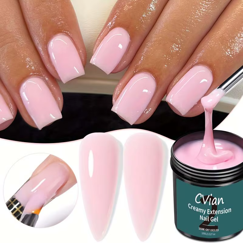 Gel à ongles crémeux 100 g en rose