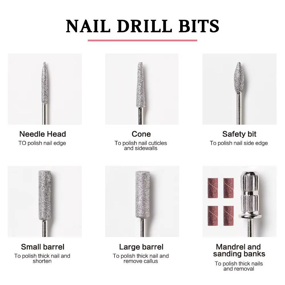 Perceuse à ongles-perceuse à ongles électrique professionnelle lime