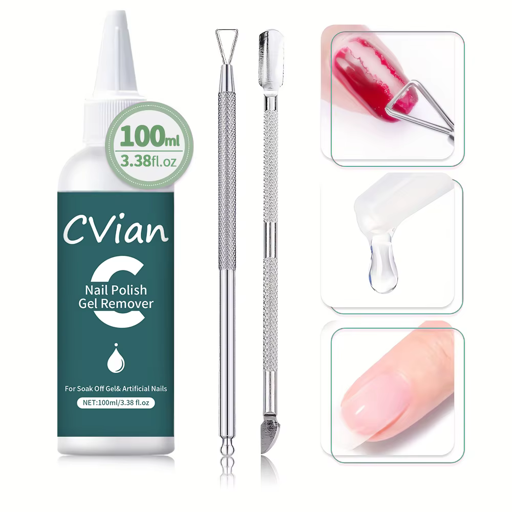 Kit de dissolvant pour vernis à ongles en gel